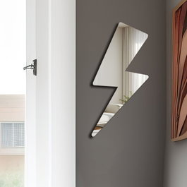 Wallity Ozgl504 Espejo Decorativo Plateado 29 x 60 cm